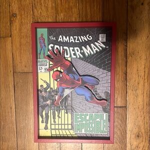 Marvel Spider-Man Comic Art Wall Decor